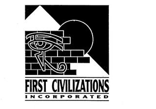 FIRST CIVILIZATIONS INCORPORATED trademark