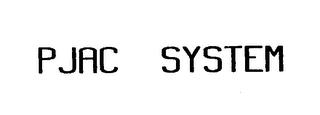 PJAC SYSTEM trademark