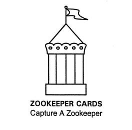 ZOOKEEPER CARDS CAPTURE A ZOOKEEPER trademark