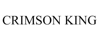 CRIMSON KING trademark