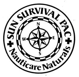 SUN SURVIVAL PAC NAUTICARE NATURALS trademark