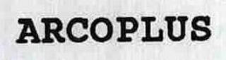 ARCOPLUS trademark