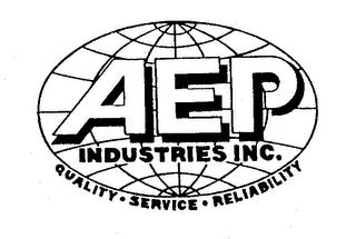 AEP INDUSTRIES INC. QUALITY-SERVICE-RELIABILITY trademark