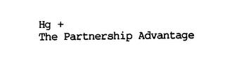 HG + THE PARTNERSHIP ADVANTAGE trademark