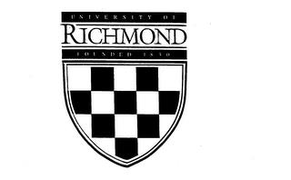 UNIVERSITY OF RICHMOND FOUNDED 1830 trademark