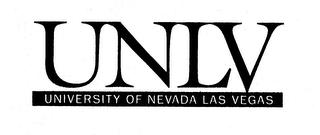 UNLV UNIVERSITY OF NEVADA LAS VEGAS trademark