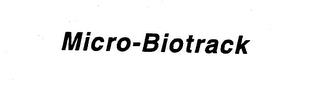 MICRO-BIOTRACK trademark