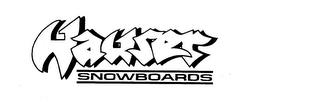 HAUSER SNOWBOARDS trademark