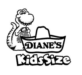 DIANE'S KIDS SIZE trademark