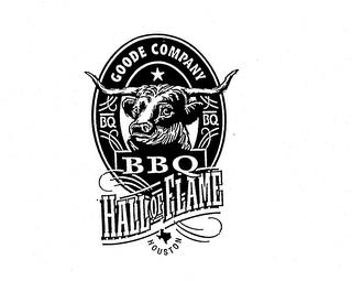 GOODE COMPANY BBQ HALL OF FLAME HOUSTONBQ BQ trademark