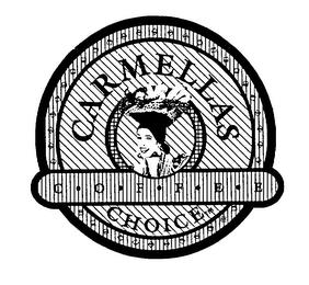 CARMELLAS CHOICE C-O-F-F-E-E trademark