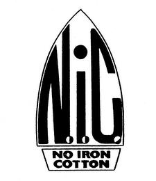 NIC NO IRON COTTON trademark