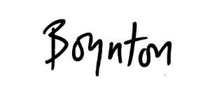 BOYNTON trademark