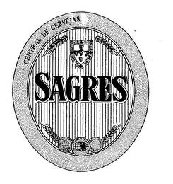 CENTRAL DE CERVEJAS SAGRES trademark