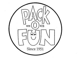 PACK-O-FUN SINCE 1951 trademark