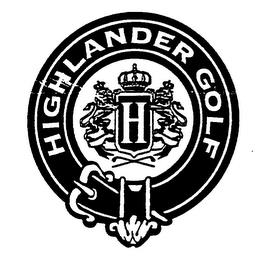 HIGHLANDER GOLF trademark