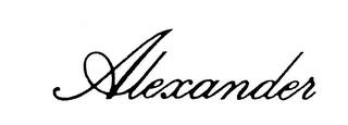 ALEXANDER trademark