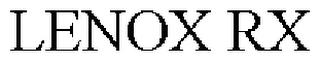 LENOX RX trademark