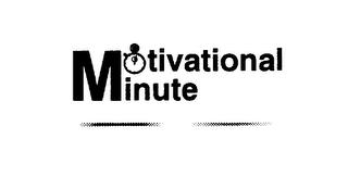 MOTIVATIONAL MINUTE trademark