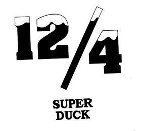 12/4 SUPER DUCK trademark