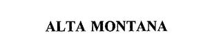 ALTA MONTANA trademark