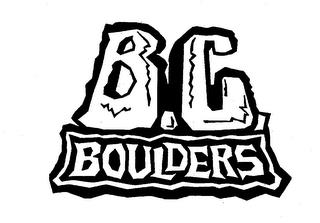 B.C. BOULDERS trademark