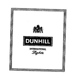 DUNHILL INTERNATIONAL LIGHTS trademark