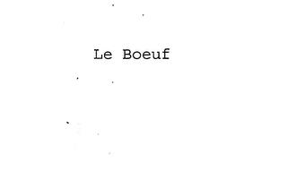 LE BOEUF trademark