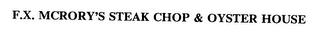 F.X. MCRORY'S STEAK CHOP & OYSTER HOUSE trademark