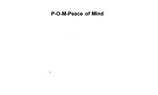 P-O-M-PEACE OF MIND trademark