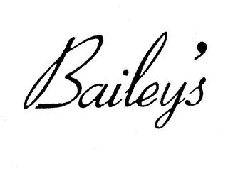 BAILEY'S trademark