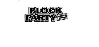 BLOCK PARTY BLOCKBUSTER ENTERTAINMENT trademark