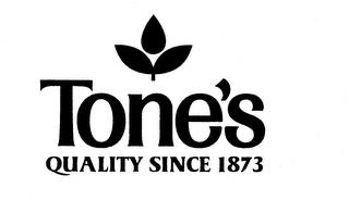 TONE'S QUALITY SINCE 1873 trademark