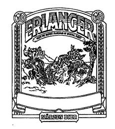 WLB ERLANGER MARZEN BIER MEETS THE HIGHEST STANDARDS OF BREWING PURITY trademark