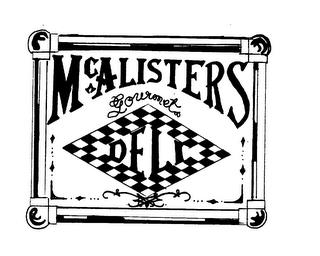 MCALISTERS GOURMET DELI trademark