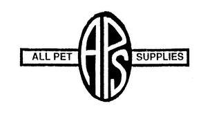 ALL PET SUPPLIES APS trademark