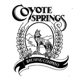 COYOTE SPRINGS BREWING COMPANY trademark