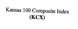 KANSAS 100 COMPOSITE INDEX (KCX) trademark