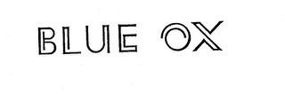 BLUE OX trademark