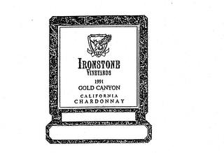 KAUTZ IRONSTONE VINEYARDS 1991 GOLD CANYON CALIFORNIA CHARDONNAY trademark