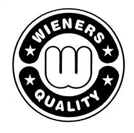 W WIENERS QUALITY trademark