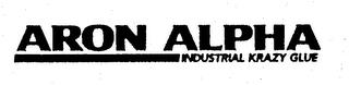 ARON ALPHA INDUSTRIAL KRAZY GLUE trademark