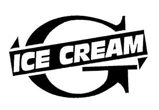 G ICE CREAM trademark