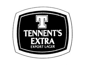 T TENNENT'S EXTRA EXPORT LAGER trademark