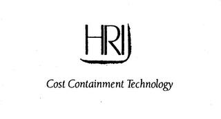 HRI COST CONTAINMENT TECHNOLOGY trademark