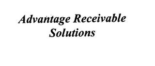 ADVANTAGE RECEIVABLE SOLUTIONS trademark