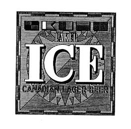 LAKER ICE CANADIAN LAGER BEER trademark