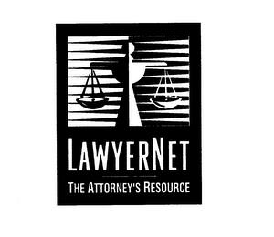 LAWYERNET THE ATTORNEY'S RESOURCE trademark