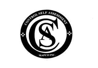 CONTROL SELF ASSESSMENT MAPCO INC. CSA trademark