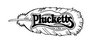 PLUCKETTS trademark